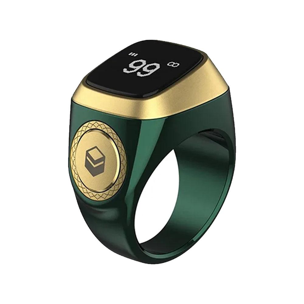 Qibla Smart Zikr Ring Lob Tasbih Zähler Elektronisch Digital Zähler für Muslime Gebetszeit Vibrationserinnerung Wasserdicht