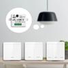 Interruttore Luce Wireless 433MHz Telecomando 1/2/3 Gang Interruptor Muro Interruttore Smart per Illuminazione 10A 110V 220V Per Lampada Luce LED Accessori Smart Home