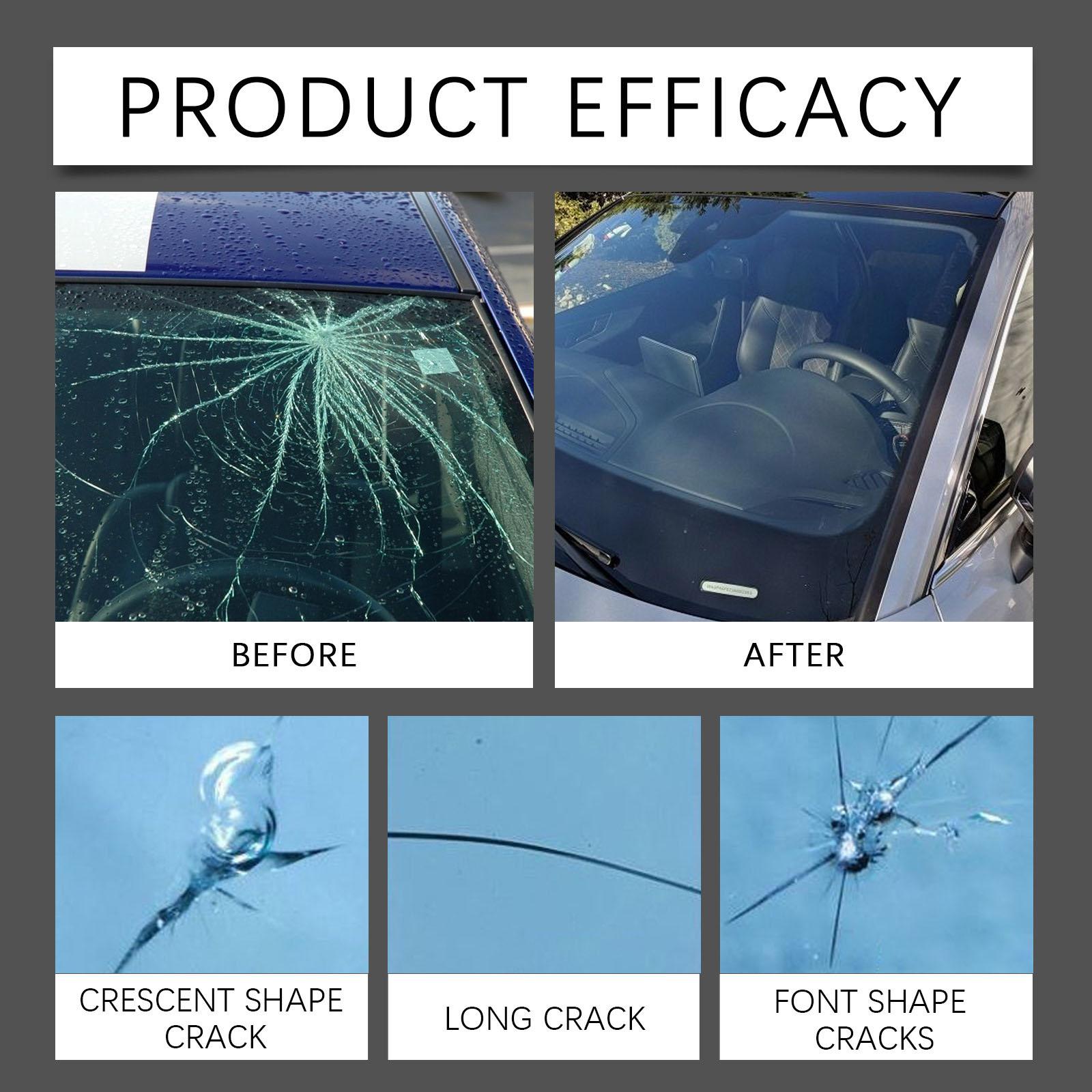 

Automotive Glass Nanos Repair Fluid-Car Windshield Repair Resin Cracked Glass Repair Agent 20ml Glass Corrector 1