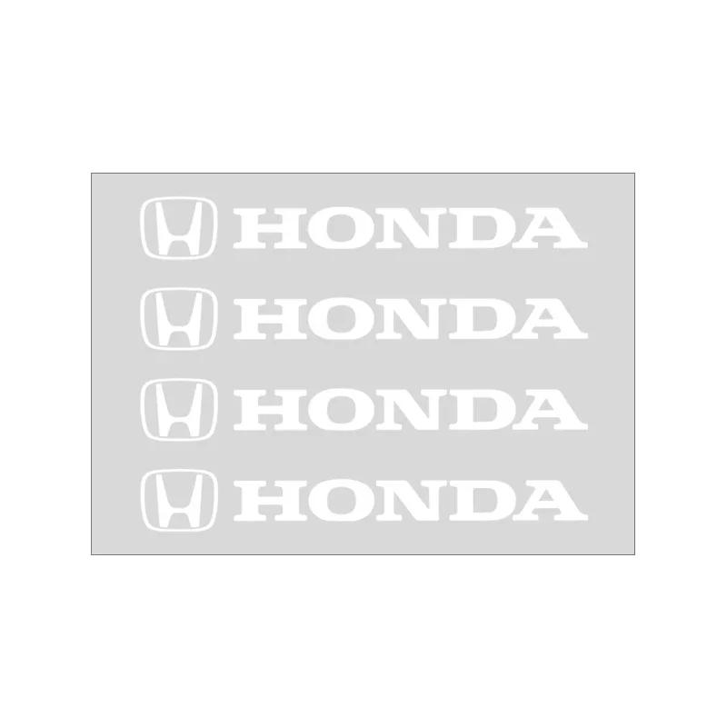 For Honda 4x Car Styling Door Handle Stickers Tire Rear View Mirror Decals For Honda Civic Fit Jazz Accord Pilot Passport Stepwg