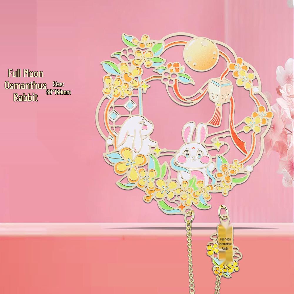 Laurel Sprout Metal Art Bookmark - Exquisite Osmanthus Flower Design