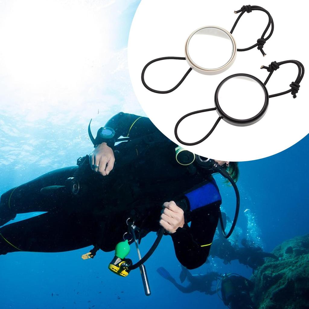 Diving Mirror Lightweight Professional Equipment Mirroring for Cave Underwater Small