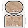 Cartoon Animal Bathroom Mat Anti Slip Door Mat Stain-resistant Puppy Absorbent Mat  Wet Areas