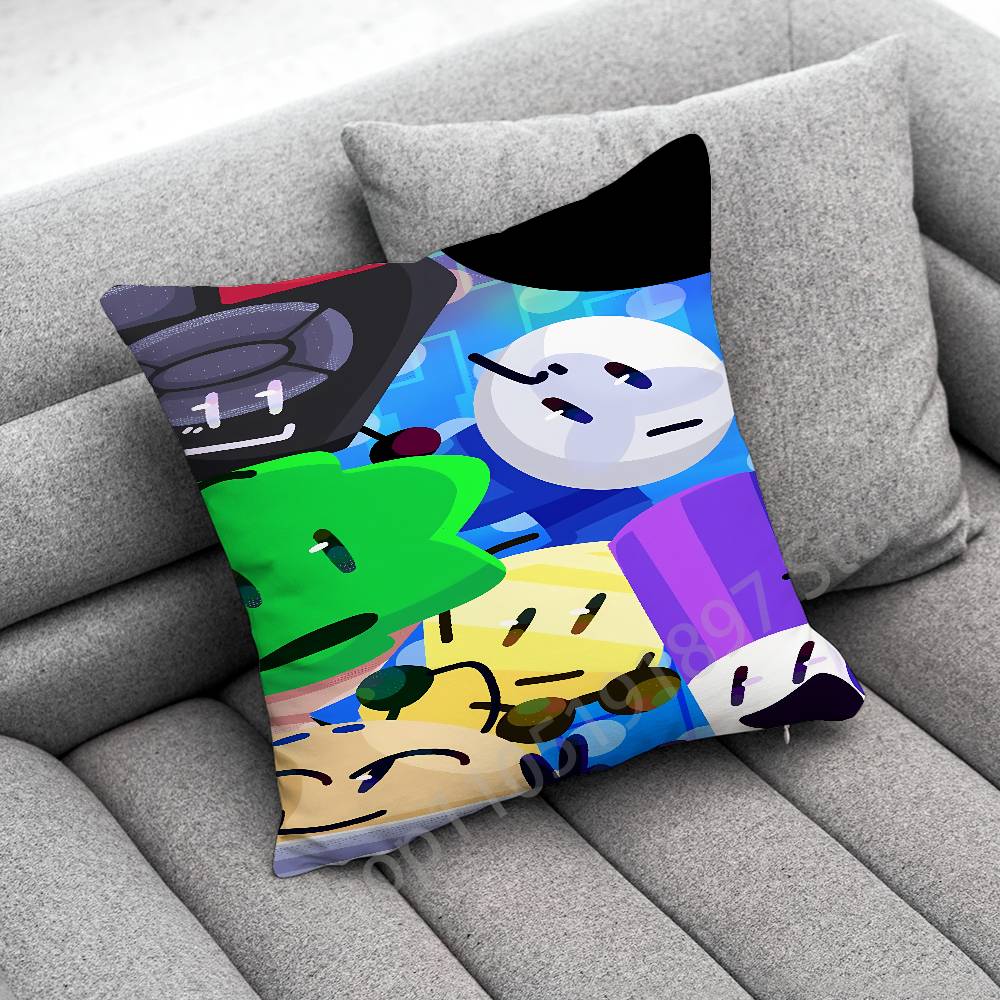 Bfdi B-Battle for Dream Island Cool Throw Pillow Case For 45x45cm 40x40cm 30x30cm 50x50cm 55x55cm Square Home Pillowcase Case