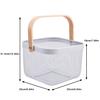 Durable Storage Solution Picnic Basket With Handle Small Basket With Handle Shopping Basket