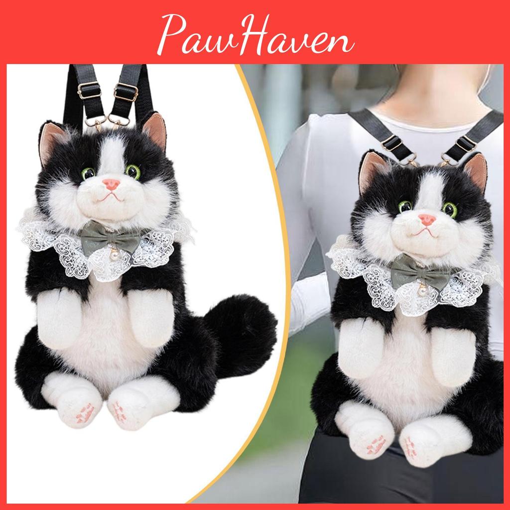 Backpack Cute Shaped Cat For Women Stylish With Adjustable Straps Casual Daypack