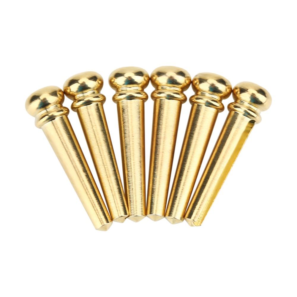 Metal Guitar Upper Nut Golden Guitar Bridge Pins Premium Guitar Bottom Saddle  Guitar