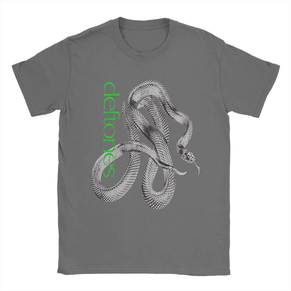 Deftones Snake Private Music Album Fashion Printed T Shirts for Men Women Music Tour Cotton Tee Shirt Oversized Male Clothing