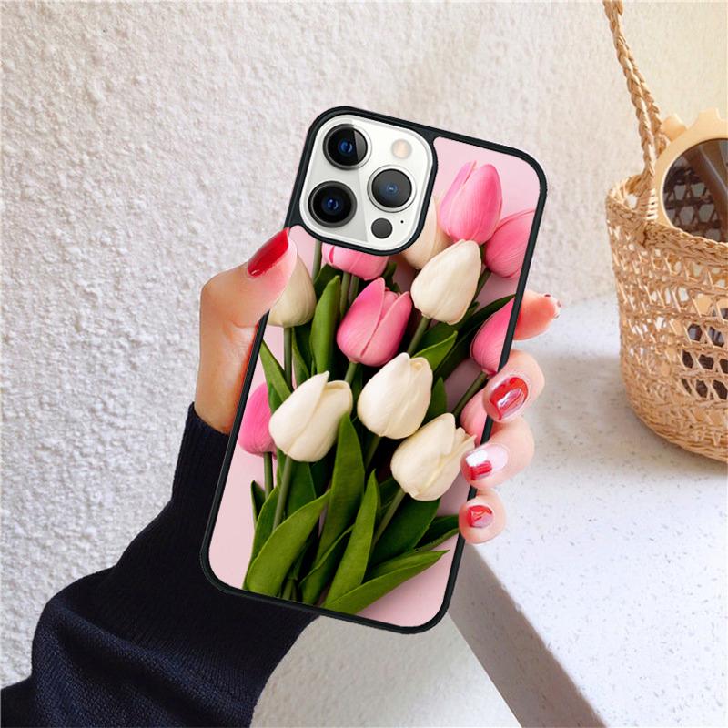 Aesthetics Flowers Soft Phone Case Cover For iPhone 17 Air 16 15 14 12 13 Pro Max Plus Coque Shell Fundas