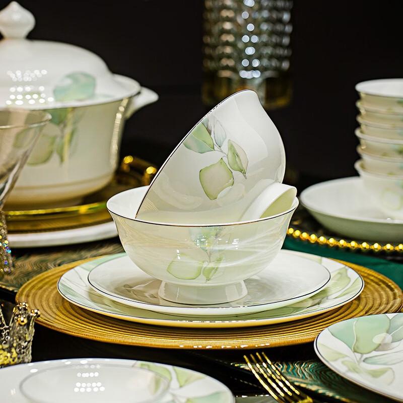 abay Spring Charm 42-Piece Ceramic Dinnerware Set