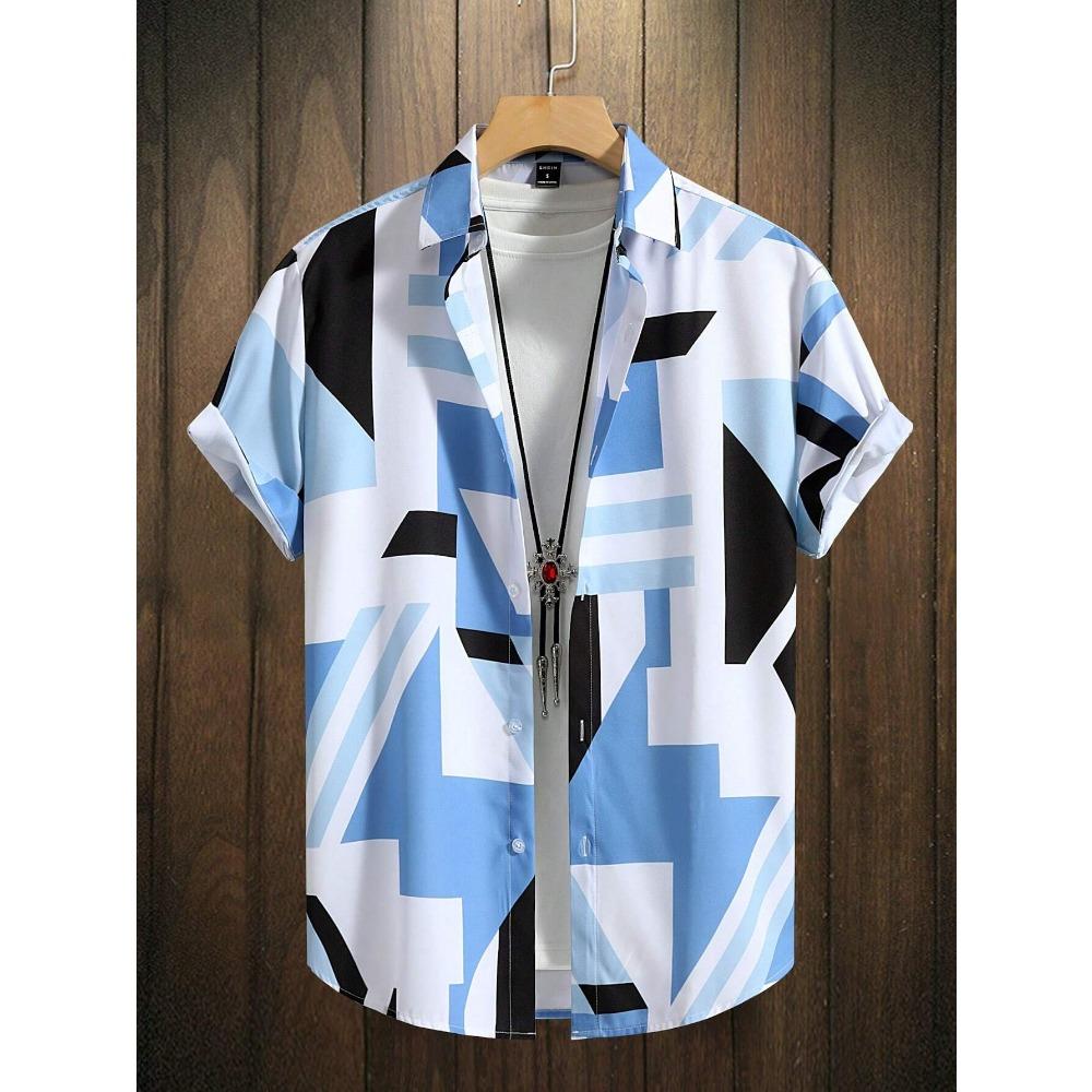 Manfinity Hypemode Men Geo Print Shirt Without Tee