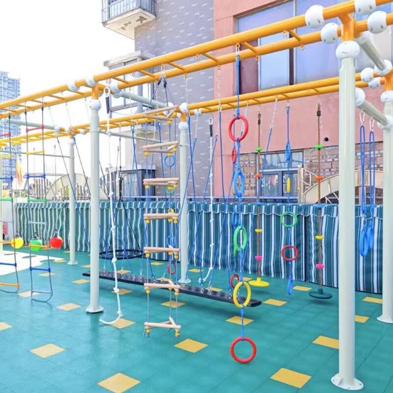 Kids Outdoor Multi-Activity Playground Set