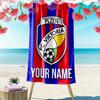 Custom Viktoria Plze Print Beach Towel, Large Soft Quick Dry Towel for Beach Camping Swimming