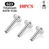 10 Stück G23 Titan Piercing Intern Gewindete Stecker Ohrstecker Stäbchen Basis 16G Für Labret Lippe Ohr Körper Piercing Schmuck Zubehör