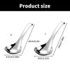Stainless Steel Large Soup Spoon Tablespoon with Ergonomic Handle for Cooking and Serving Practical Kitchen Cookware