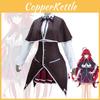 Аніме старша школа Dxd Rias Gremory Koneko Toujou Halloween Cosplay Dress Set