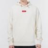 PUMA Men's White Knitted Hooded Warm Sports Sweatshirt
