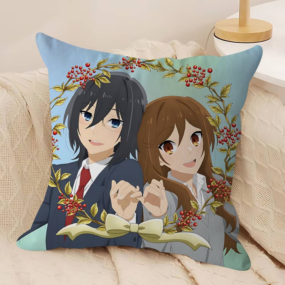 Anime H-Horimiya Pillow Anime Pillow Sofa Bed Head Pillow Cover Cushion Cover 45x45 Cm Fashion
