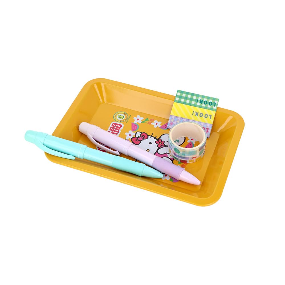 Stationery Ichigo Shimbun Sanrio Characters Pen S2404370 Sun-Star Tray, Tin, Orange,