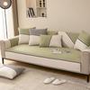 Splice Black Line Sofa Cushion Towel Chenille Non-slip Kids Pet Sectional Sofa Cover Couch Seat Mat for Living Room Home Decor