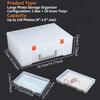 18 Independent Clear Boxes 4x6inch Photo Storage Set for Easy Sorting & Quick Access, Acid-Free Organizer for Stamps & Stickers