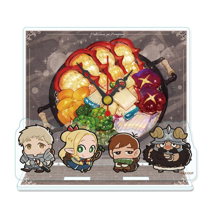 

Сезонные растения Dungeon Meshi Мини акриловые настольные часы (Батарея в комплект не входит) Акрил H120 x Ш120мм