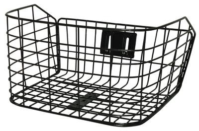 Captain Stag (CAPTAIN STAG) Front Wire Basket, D-Shaped, for MTB & Cross Bikes, Black, Y-5246