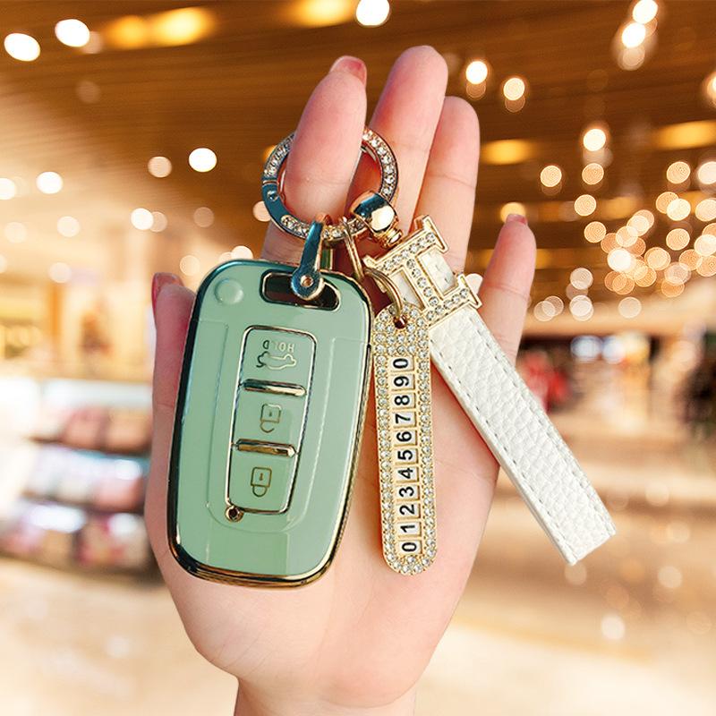 Applicable to Beijing Hyundai car key set x35 Fista ix25 Elantra shell name picture Sonata Yue buckle all-inclusive