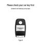 Premium Leather Key Case for Kia K3 K4 K5 KX3 KX5 Sportage Sorento