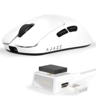AJAZZ AJ159V2 Gaming Connection PAW3395 Max 32000 Low 2 Detachable 100 Million Click Durability 1000Hz Polling Ergonomic Wireless Standards Compliance