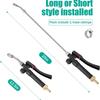 Replacement Sprayer Wand 28.4 Inch Accessories Adjustable Garden Hose Watering Wand for Car Washing Watering Gardening Lawn