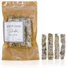 White Sage Bundle 4 Imported Directly from Handcrafted by Easy To Dry Herbs [RONNOS] Sticks, California, Artisans, Incense, Purification,