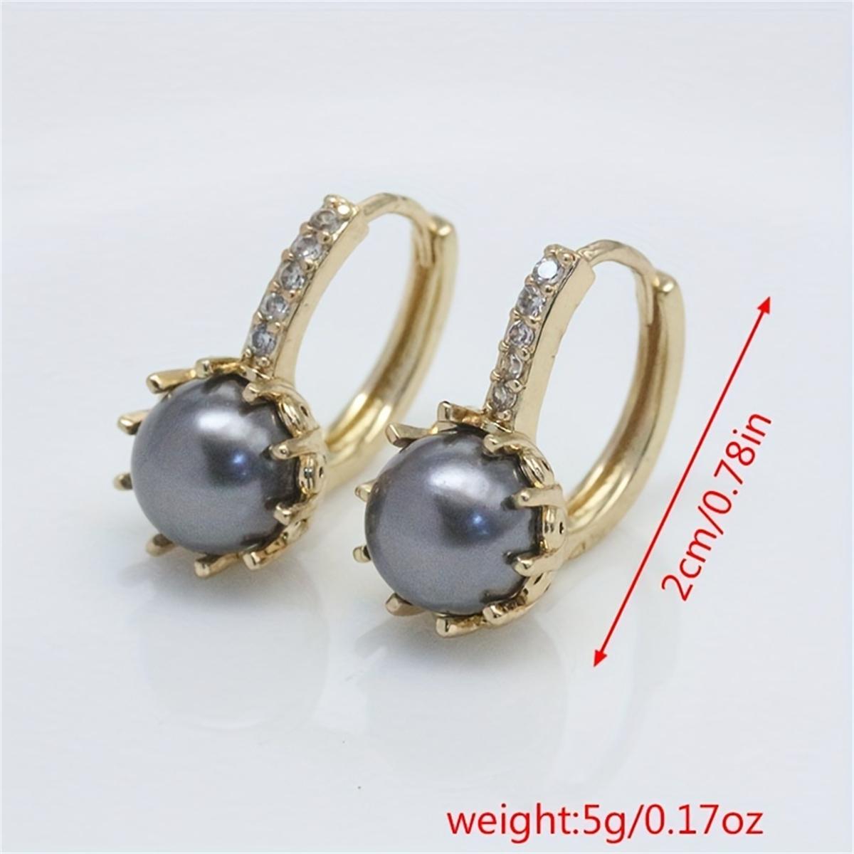 Элегантные всесезонные серьги-подвески с искусственным жемчугом — фото 6