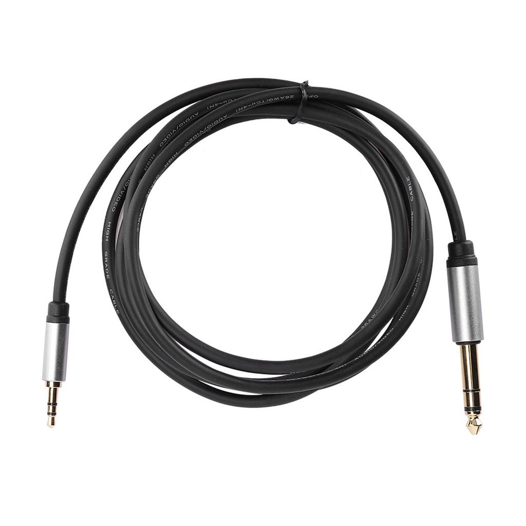 3.5MM to 6.5MM Audio Adapter Cable Male to Male HiFi Sound Quality Connection Line for Phone(1.8M )