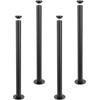 762MM Adjustable Desk Legs, Reinforced Steel Office Table Furniture Legs Set of 4 for DIY, 544.3KG Load Capacity Heavy Duty Desk Legs, Quick