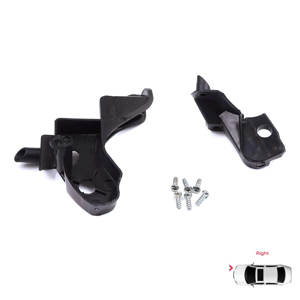 BHL574-2 Headlight Holder Mount Repair Bracket Tab Set Right Side for Citroen C4 MK2 B7 NC 2009-2018 DS4 MK1 NX 2010-2015 6212H0