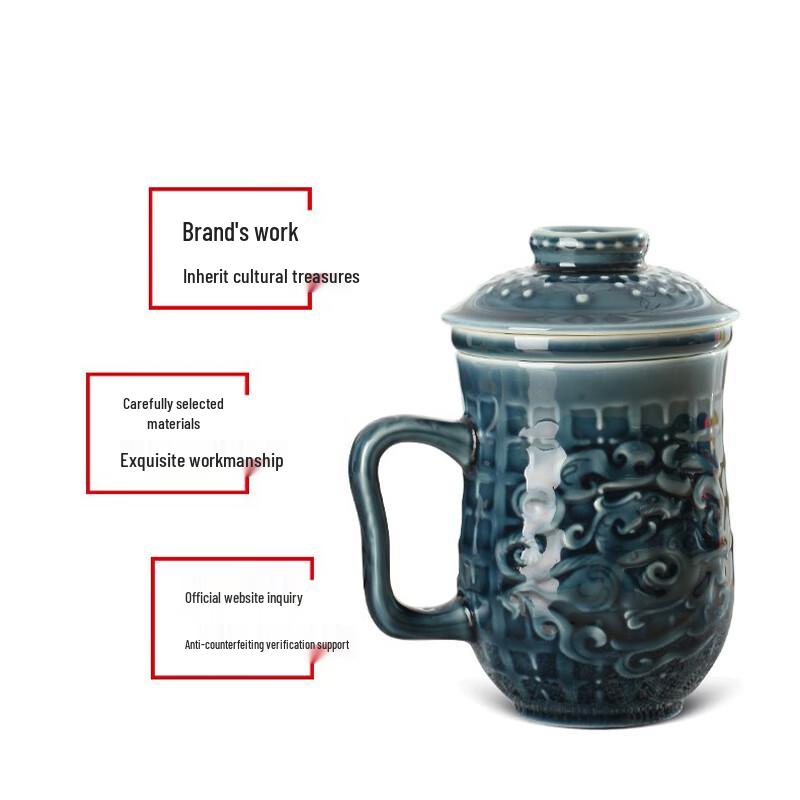 HWM Shì Zài Bì Dé Living Ceramic Tea Cup