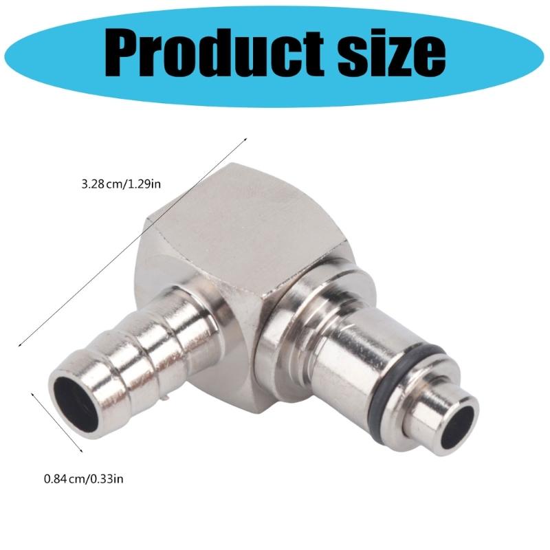 Aluminum Fuel Pump Fitting for K1200R Hose Connections, Built for Motorcycle Fuel System Replacement Work