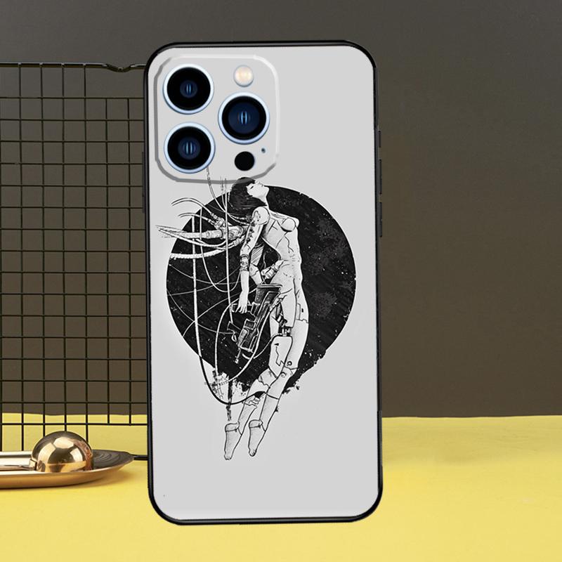 

Чехол для телефона «Призрак в доспехах» в стиле аниме для iPhone 12 13 Mini 11 14 Pro Max X XS XR Max 7 8 Plus SE, мягкий чехол Fundas iPhone 14Pro MAX