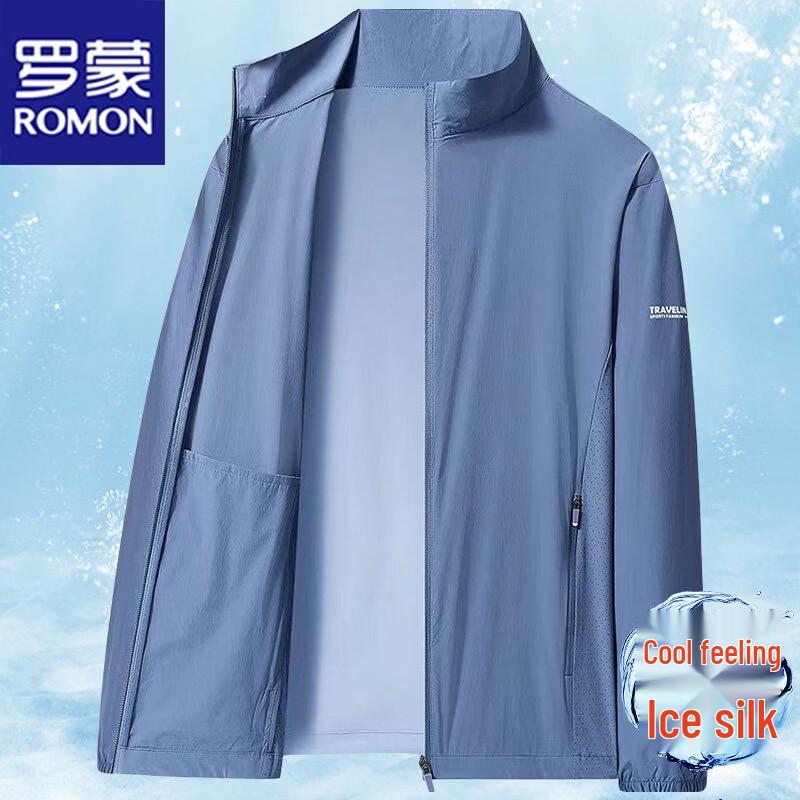 ROMON Men s Summer Ice Silk Sun Protection Jacket 3XL
