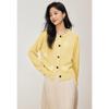 Embroidered Wool-Blend Long Sleeve Cardigan