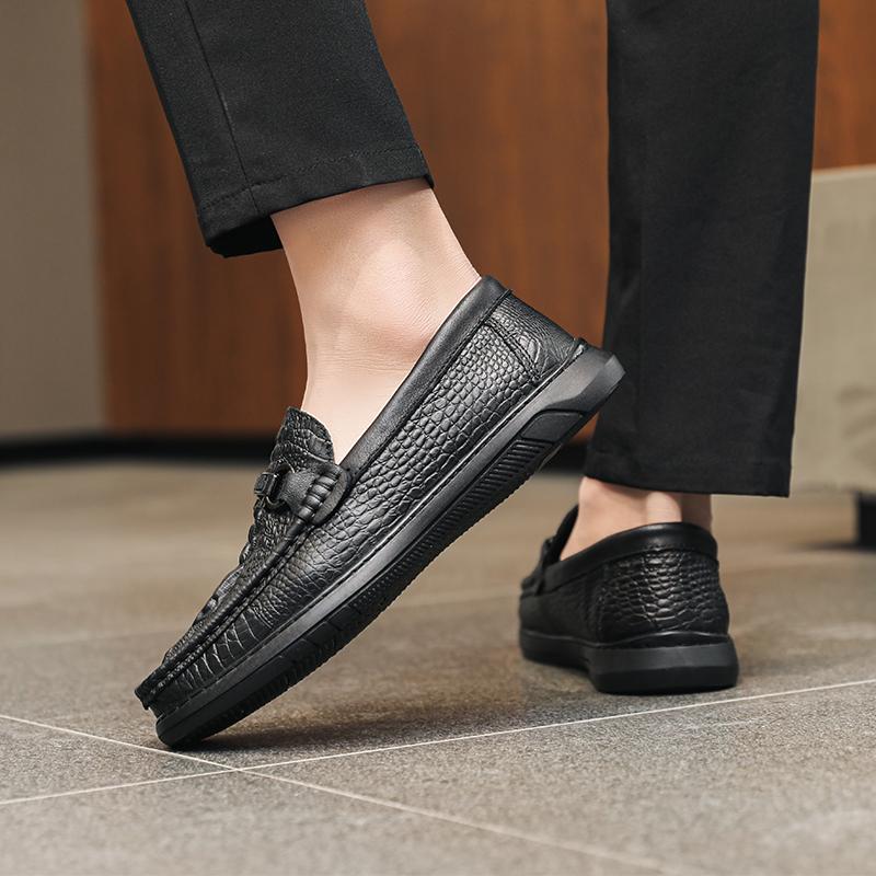 Men's Genuine Leather Moccasins Driving Shoes