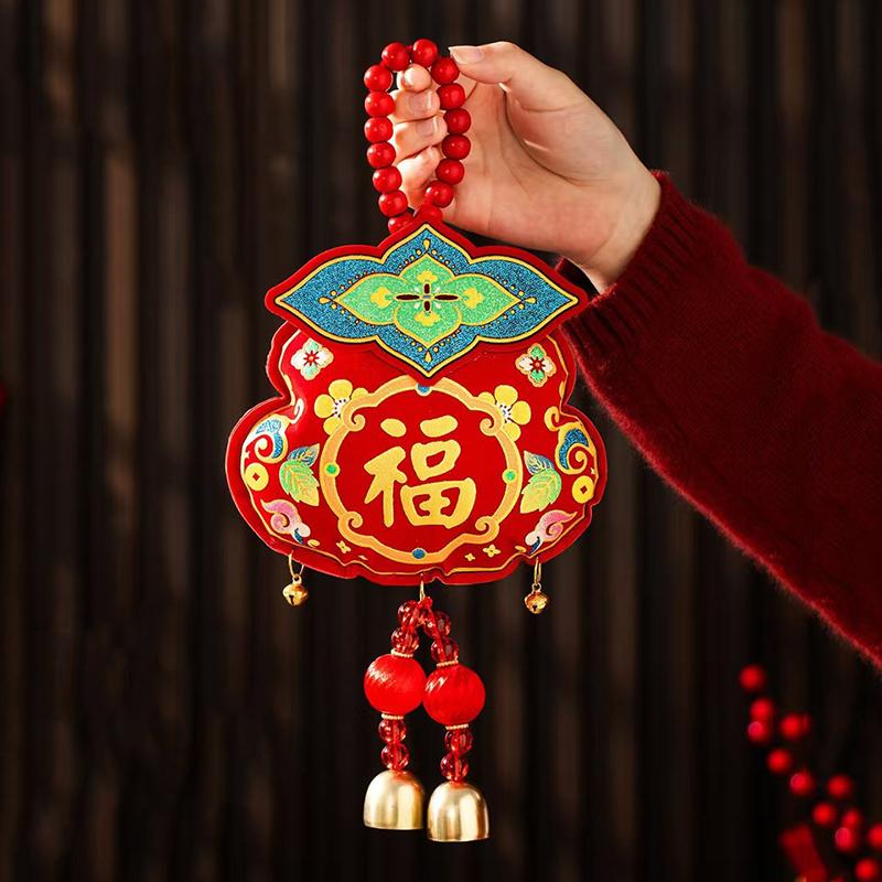 2026 Chiense New Year Decoration Horse Door Pendant Tet Decoration Hanging Ornament Spring Festival Supplies