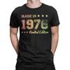 Vintage 1976 Limited Edition T Shirt Summer  Hip Hop TShirts Adult Cotton O Neck Plus Size Top Tees ShortSleeved Casual Tops