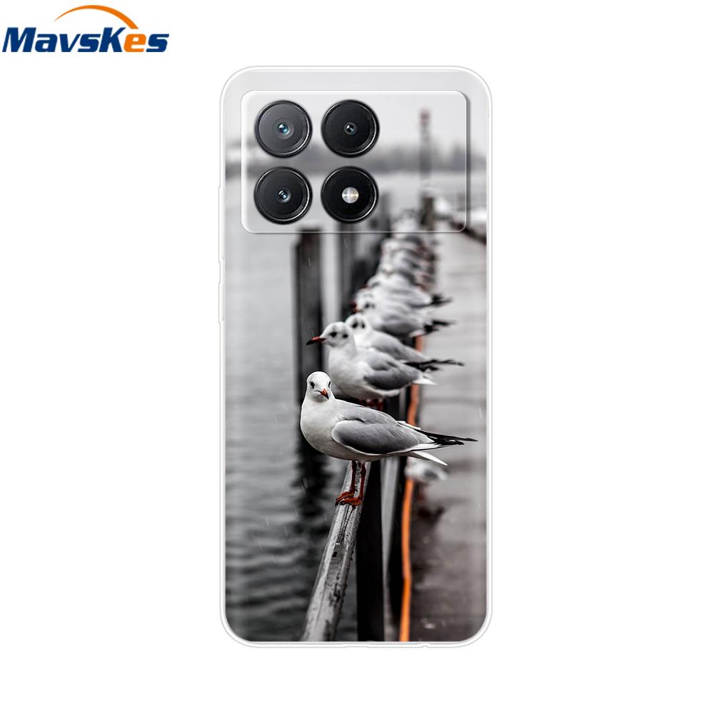 Poco X6 Pro Case Soft Clear Silicone Phone Case For Xiaomi Pocox6 Poco X6  X 6 Pro X6Pro 5G Shockproof Shell Mask Bag Back Cover