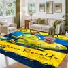 Cristiano Ronaldo Design Kristall Samt Teppich Weiche Dekorative Matte für Schlafzimmer Eingang