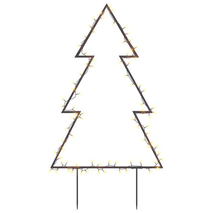 VidaXL Luminous Christmas Tree Decoration with Stakes 80 LEDs 60 Cm 357719
