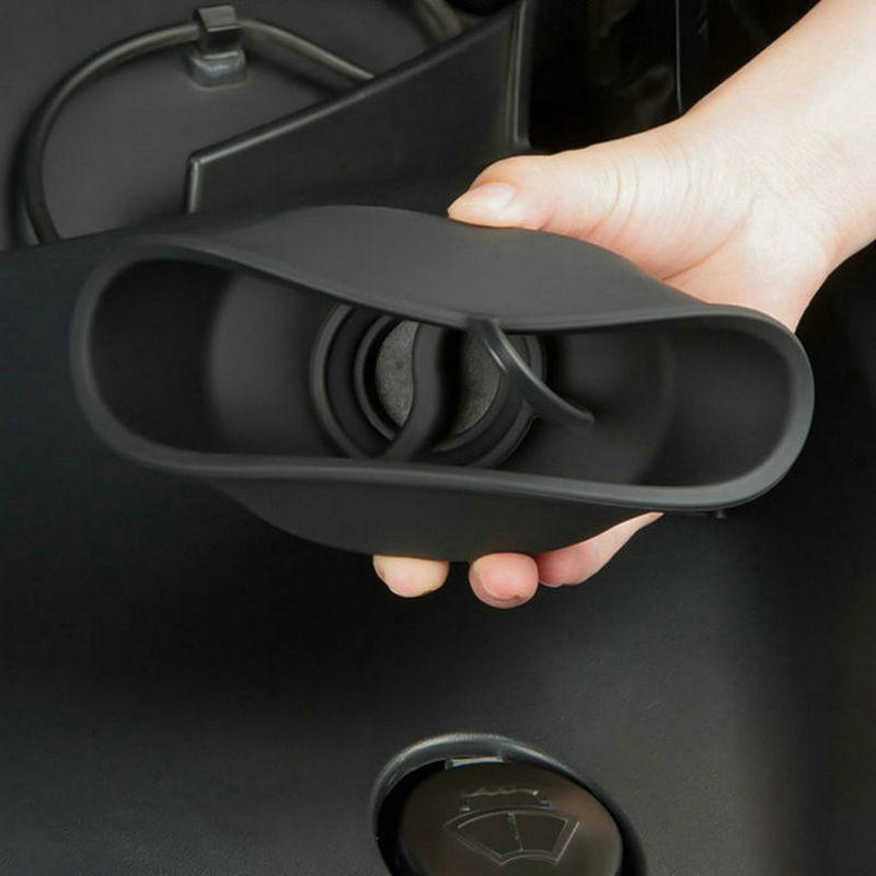 Car Trim Glass Cleaning Fluid Filling Port Auxiliary Funnel For Tesla Model 3 Model Y