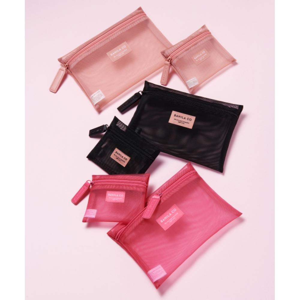 Сетчатый косметический мешочек Banilaco mesh pouch black