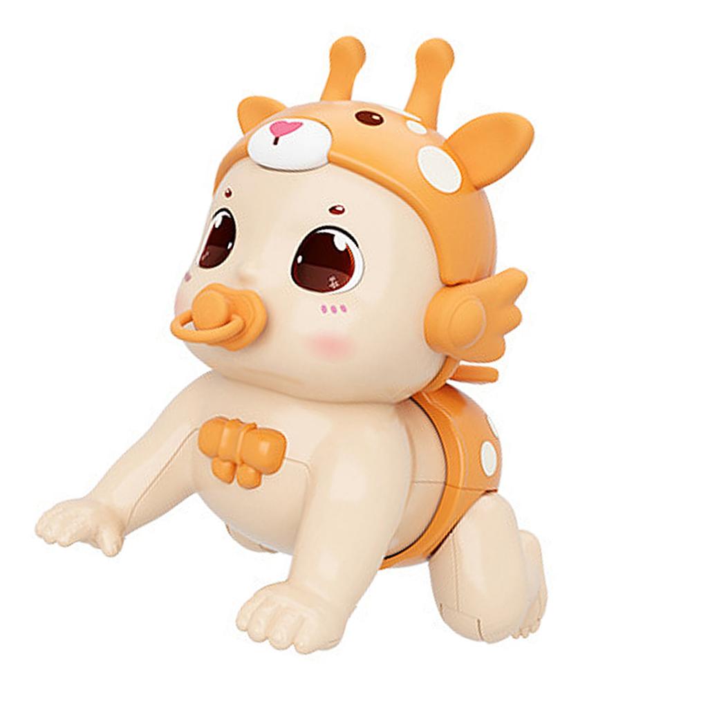 Kids Crawling Animal Toy Singing Record Interactive Electric Cartoon Animal Toy for 3?12 Months